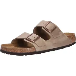 Birkenstock Arizona LEOI Sandalen Damen in tabacco brown, Größe 37 - Schuhe mit anatomisch geformtem Kork-Latex-Fußbett und weicher Velourleder-Decksohle für optimalen Komfort; perfekt für den Sommer und personalisierbar.