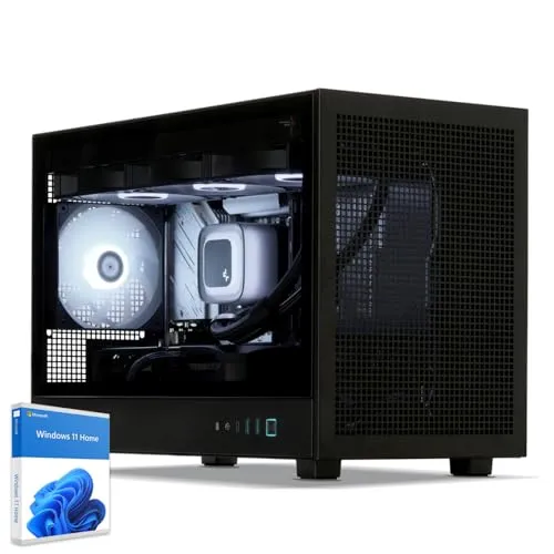 Sedatech Wasserkühlung Pro Gaming Mini-PC • RX 9070 XT | i5-14600KF | 32GB DDR5 | 2TB SSD M.2 | WLAN 6E | BT 5.3 | Win 11