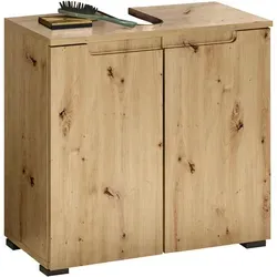 Mid.you Waschbeckenunterschrank Eiche Artisan