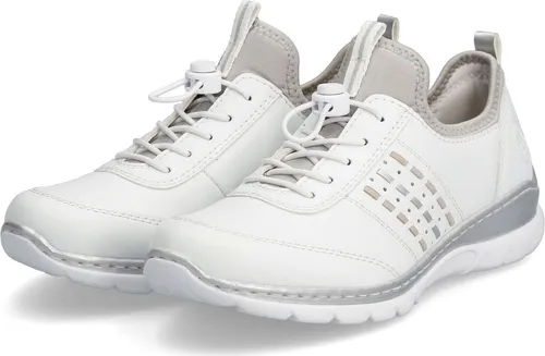 Rieker Damen Low-Top Sneaker L3259 - Damen-Sneaker mit stylishen Keilabsatz (3,7 cm) für mehr Komfort und Eleganz im Alltag, ideal für Freizeit und Sport.