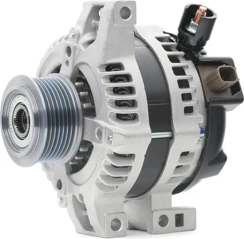 RIDEX 4G0553 Lichtmaschine 130A 12V - Stromerzeuger mit 130A Leistung, ideal für Fahrzeuge mit 12V Bordnetz und ausgestattet mit einer Freilaufriemenscheibe für optimale Effizienz.