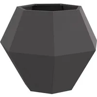 vidaXL Pflanzkübel Schwarz 75x75x60 cm aus Stahl - Robuster und stilvoller Pflanzkübel aus hochwertigem Stahl, ideal für Gärten und Terrassen. Langlebig und witterungsbeständig, bietet er Platz für verschiedene Pflanzenanordnungen.