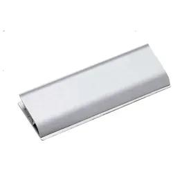 Klemmleiste Aluminium, selbstklebend, Länge 11,3 cm