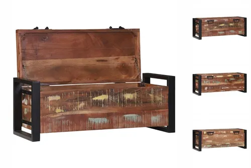 vidaXL Truhen 80x30x30cm aus massivem Altholz und Metall