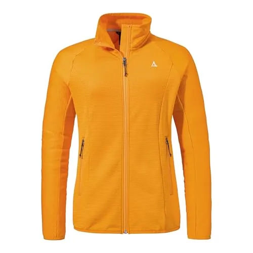 SCHÖFFEL Damen Unterjacke Fleece Jk Style Cascata WMS - Funktionsjacken: Ideal für Wanderer, die Style und Performance suchen. Der 2-Wege-Stretch sorgt für Beweglichkeit, während die warme Fleece-Qualität optimalen Kälteschutz bietet.