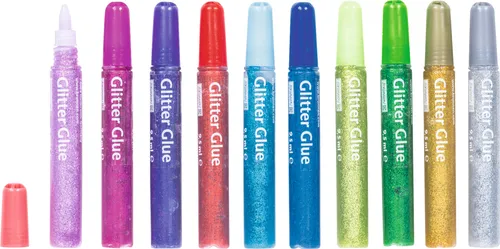 Glitter Glue, Feindosier-Spitze für einfaches und sauberes Dekorieren