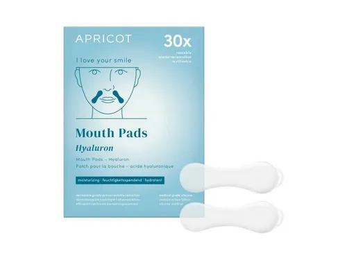 APRICOT Lip Patches - Wiederverwendbare Hyaluron Lippenpads (2 Stk) - Gesichtspflege: Wiederverwendbare Anti-Aging Pads mit Hyaluron, die Mund- und Nasolabialfalten sichtbar aufpolstern und die Haut intensiv mit Feuchtigkeit versorgen.