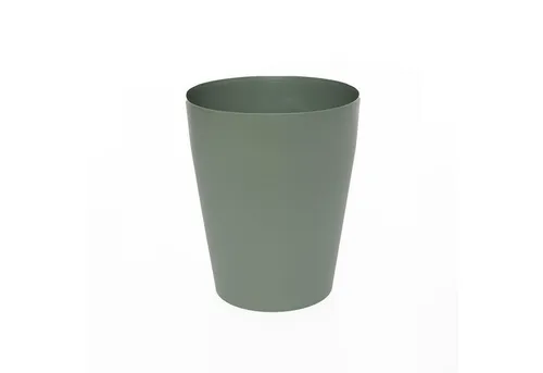 Sinoba Papierkorb rund moderner Mülleimer Papiereimer 788789, aus Kunststoff ideal für Kinderzimmer Küche Büro, 12 Liter Höhe 26,5cm