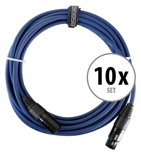 Pronomic DMX-Kabel 500 cm - Störungsfreie Signalübertragung mit Goldkontakten - Hochwertiges DMX-Kabel für perfekte Signalübertragung in anspruchsvollen Situationen. Ideal für Bühnenanwendungen dank robuster Bauweise und handverlöteten Stecker.