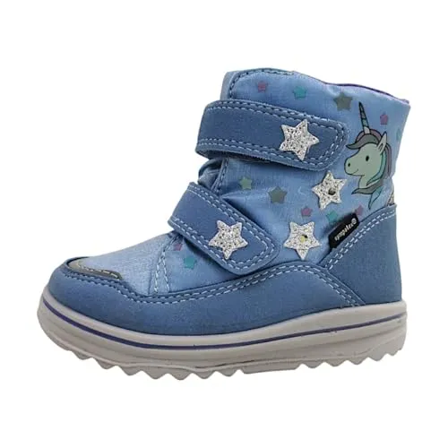Richter Kinderschuhe Mädchen Winterstiefel Blau Freizeit, Schuhgröße:25 EU
