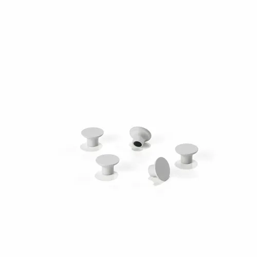 Zone Denmark Magnet A-bulletin board 5er Set für Pinnwand Magnete Alu Soft Grey