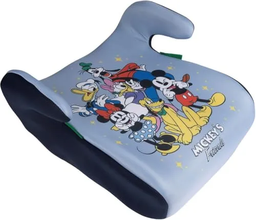 Tataway Mickey and Friends i-Size ECE R129 Auto-Kindersitz, 126-150 cm, 22-36 kg, 6-12 Jahre alt, Gruppe 3, leicht und einfach zu tragen — abnehmbar und waschbar