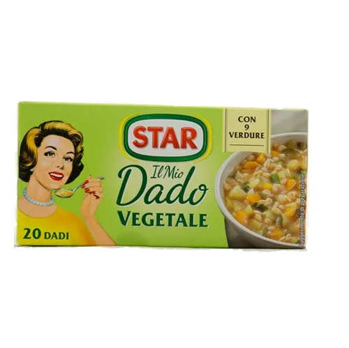 Star veggie dado brodo Vegetarisch Suppenwürfel Brühe  reich an Geschmack 20 pz