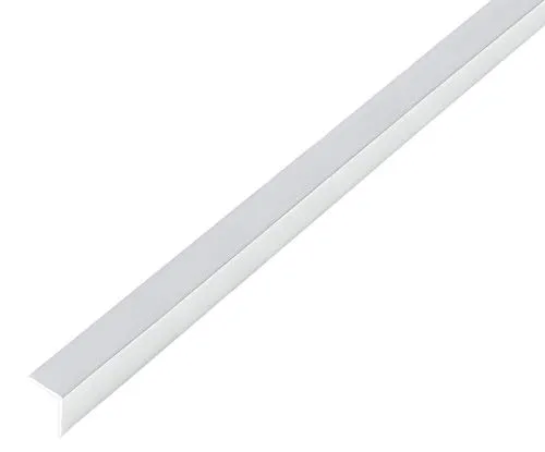 Alberts 488567 Winkelprofil | selbstklebend | Aluminium, chromdesign | 1000 x 30 x 30 mm