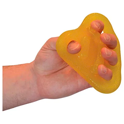 Sport-Tec Power-Web Flex Grip Handtrainer Fingertrainer Unterarmtrainer: Leicht, Gelb