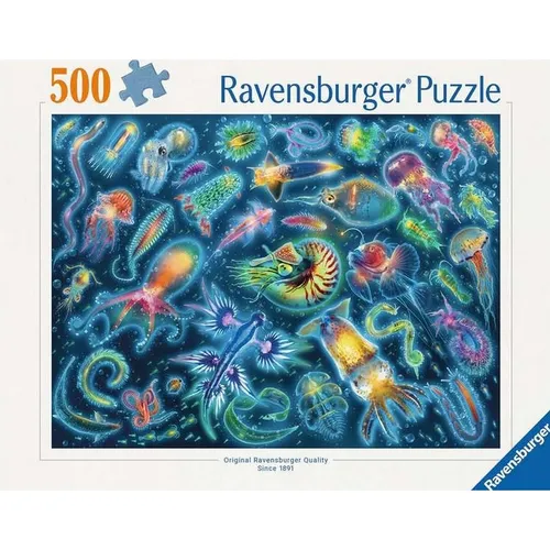 Ravensburger 00362 Puzzle Farbenfrohe Quallen Teileanzahl: 500