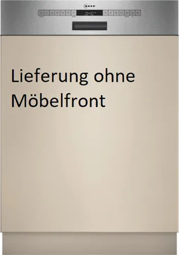 Neff S145HTS06E Teilintegrierter Einbau-Geschirrspüler 60 cm - Einbau-Geschirrspüler mit 13 Maßgedecken, 6 Programmen und Home Connect für einfache Steuerung per App – ideal für moderne Küchen.