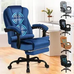 Ergonomic Gaming Office Chair High-Backed with Lumbar Support Blue