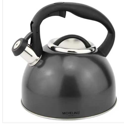 Flötenkessen schwarz 2,5 Liter in schwarz von Michelino