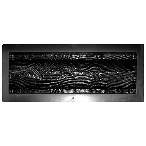 @tec Betonform Bodenrinne Holzoptik 50x16x5cm aus ABS Kunststoff, Beton Gießform für Gehwegplatten, Pflastersteine und Trittsteine Garten