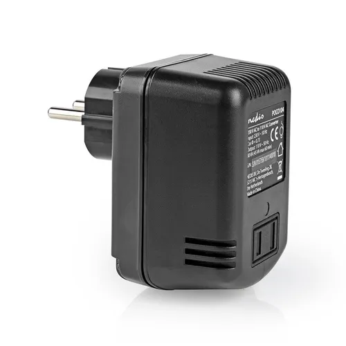 Spannungswandler für USA 220V zu 110V Geräte Reiseadapter max.45W Strom Netzteil