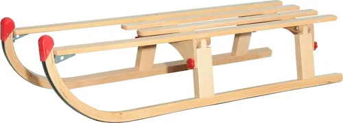 Holz-Faltschlitten klappbar 110 cm mit Zugseil