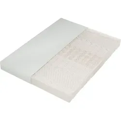 Kaltschaummatratze 140x200 cm, 7 Zonen, H2/H3, waschbarer Bezug - Hochwertige Kaltschaummatratze mit 7 Liegezonen, 20 cm hoch und für alle Schlafpositionen geeignet. Der Bezug ist abnehmbar und bei 40 °C waschbar. Ideal für Allergiker und sorgt für optimalen Schlafkomfort.
