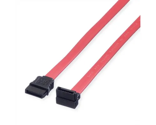 VALUE Internes Festplattenkabel SATA 3.0 Gbit/s, gewinkelt Computer-Kabel, SATA 7-polig (Data) Männlich (Stecker), SATA 7-polig (Data) Männlich (Stecker) (50.0 cm)