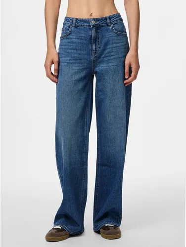 pieces Weite Jeans PCSILKE MW WIDE JEANS MB NOOS BC