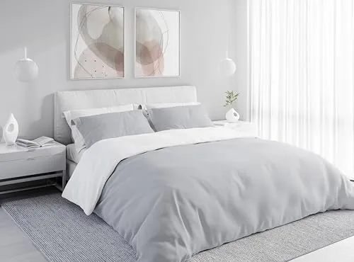 Wolkenfeld Bettwäsche Set 135x200 - Kuschelig weich und nahezu bügelfrei - Bettwäsche-Set aus Oeko-Tex zertifizierter Supermikrofaser, unglaublich weich und pflegeleicht. Ideal für gemütlichen Schlaf in jeder Jahreszeit.
