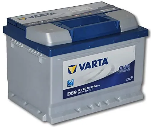 Varta D59 Autobatterie 58360 Blue Dynamic, 12V, 60 Ah, 540 A, NiCAD