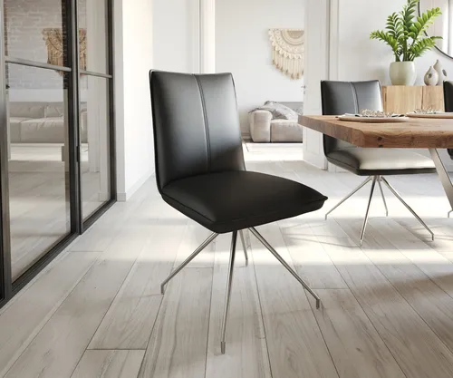 DELIFE Esszimmerstuhl Lelio-Flex in schwarz von Delife