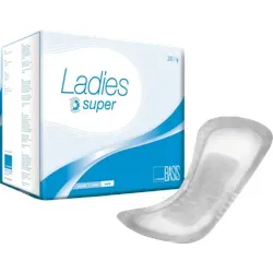 Param Ladies Inkontinenzvorlagen Basis Super 28 ST - Arzneimittel für leichte bis mittlere Inkontinenz, mit hohem Saugvolumen und hautfreundlichem Material für optimalen Komfort und Sicherheit.