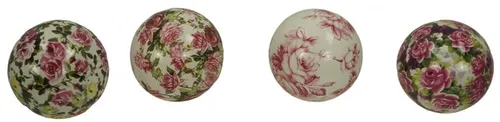 Dekokugel Rose mittel 4er Set in pink von Denk