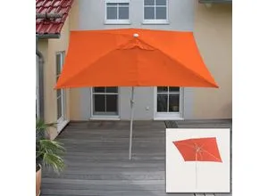 MCW Sonnenschirm Castellammare 2x3m Neigbar Terracotta in orange von MCW