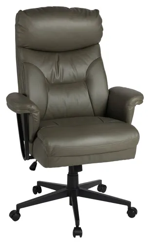 Chefsessel Twiste XXL in Grün - Bürostuhl mit großzügigen Maßen (B: 77 cm, H: 116 cm, T: 77 cm) und hoher Materialqualität, ideal für ergonomisches Sitzen im Büro.