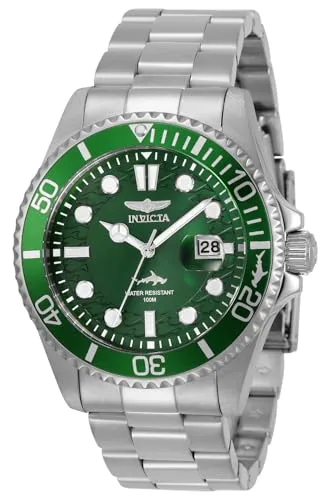 Invicta Pro Diver Edelstahl Herren Quarzuhr - 43mm - Armbanduhren für Herren, robustes Edelstahl-Gehäuse und präzises Quarzwerk für zuverlässige Zeitmessung.