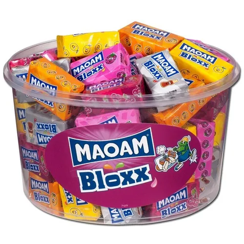  Haribo, Maoam Bloxx, Würfel, Kaubonbon, 50 Stück 6,52€/1kg