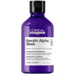 L'Oréal Professionnel Serie Expert Keratin Alpha Sleek Shampoo 300ml - L'Oréal Professionnel Serie Expert Keratin Alpha Sleek Shampoo 300 ml – für sanfte Reinigung und geschmeidiges Haar. Die sulfatfreie Formel spendet Feuchtigkeit und kontrolliert Frizz, ideal für ein seidiges Finish.