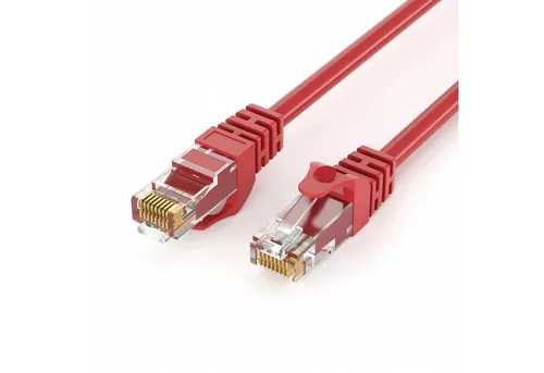 JAMEGA CAT 6 Patchkabel RJ45 Rohkabel LAN Kabel Ethernet Netzwerkkabel LAN-Kabel, CAT.6, RJ-45 Stecker (Ethernet) (1000 cm)