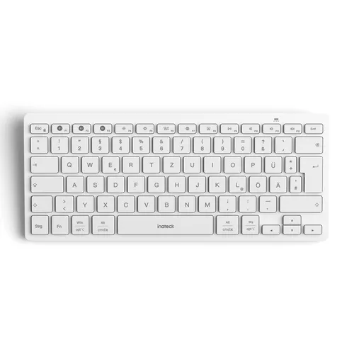 Inateck Bluetooth Tastatur,Kabellose Funktastatur 3 Bluetooth,Ultraslim QWERTZ