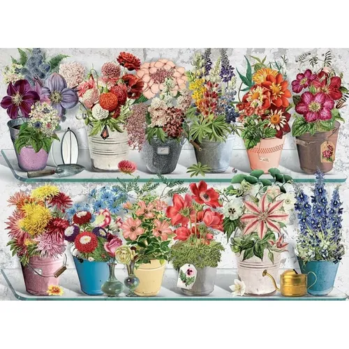 COBBLE HILL Puzzle Viele Blumen 1000 Teile