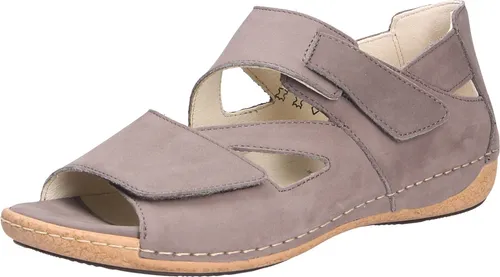 Waldläufer 342025-191 Heliett beige Gr. 40 - Bequeme Wanderschuhe für Damen - Wanderschuhe aus hochwertigem Nubukleder in Beige, ideal für lange Wanderungen und optimalen Tragekomfort.