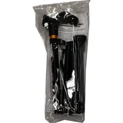 GEHSTOCK faltbar mit anatomischem Griff rechts schwarz