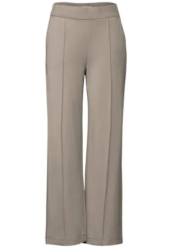 STREET ONE Hose im Casual Fit - Damen-Hosen mit High Waist und Straight Legs, ideal für lässige Outfits. Der Viskosemix mit Stretchanteil sorgt für optimalen Tragekomfort.