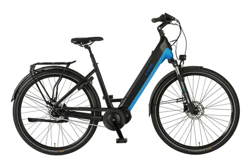 Prophete E-Bike Cityrad Geniesser 6.8, 7 Gang Shimano Nexus - Erleben Sie mit dem Prophete Geniesser 6.8 E-Bike unvergleichlichen Komfort und Reichweite. Der leistungsstarke Mittelmotor und der integrierte Akku ermöglichen entspannte Fahrten bis zu 220 km. Ideal für Stadt und Touren!