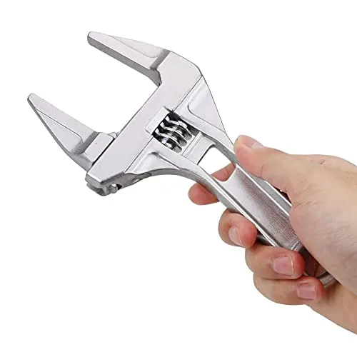 Jieddey Schraubenschlüssel,Rollgabelschlüssel 6-68mm Breiter Backenschlüssel Aluminiumlegierung Verstellbarer Rohrzange Klempner Handwerkzeug zum Anziehen der Schrauben der Lösenmuttern