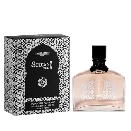 JEANNE ARTHES - Eau de Parfum für Herren – Sultan Oud – Oriental – Oud und Lavendel – hergestellt in Grasse – Geschenk für Herren – Herrendüfte 100 ml