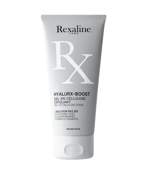 Rexaline HYALURX-BOOST exfolierendes Cellulosegel 50 ml - Medizinische Körperpflege mit Hyaluronsäure für intensive Feuchtigkeit und sanfte Exfoliation, ideal für strahlend schöne Haut.