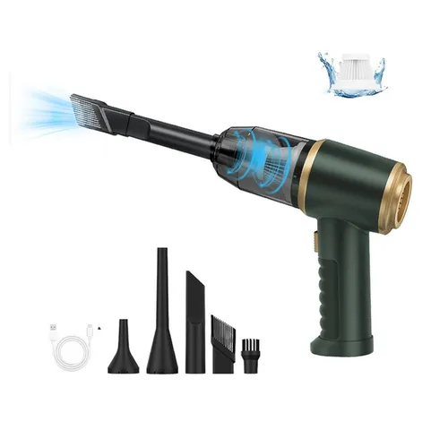 FANNOU Akku-Handstaubsauger 3 in 1 Auto-Staubsauger 5000PA Handstaubsauger Kabellos, 60 W, USB aufladbar Mini Staubsauger für den Auto, Haus, Küche, Tierhaare